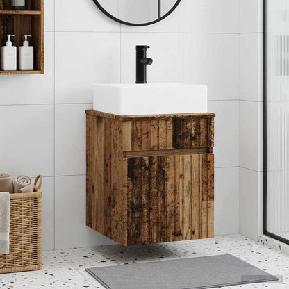 Mobile Lavabo da Parete Legno antico 39 x 41 x 62,5 cm