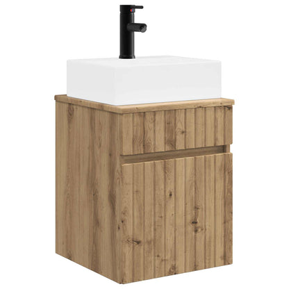 Mobile Lavabo da Parete Rovere Artigianale 39 x 41 x 62,5 cm | homemem39