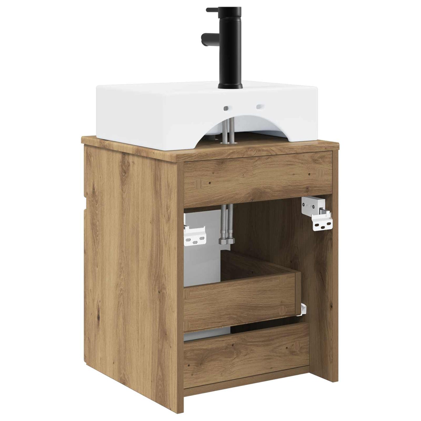 Mobile Lavabo da Parete Rovere Artigianale 39 x 41 x 62,5 cm | homemem39