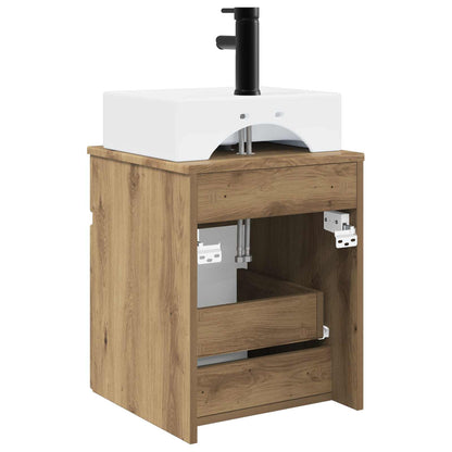 Mobile Lavabo da Parete Rovere Artigianale 39 x 41 x 62,5 cm | homemem39