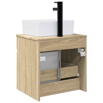 Mobile lavabo da parete Rovere Sonoma 49 x 41 x 63 cm | homemem39