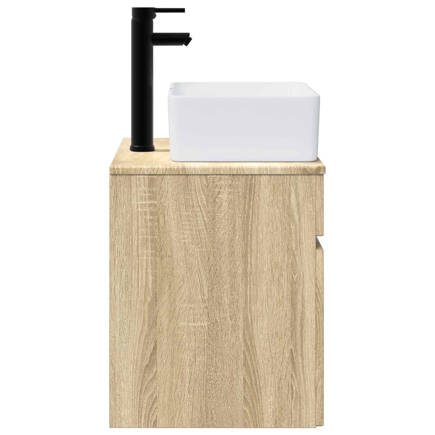 Mobile lavabo da parete Rovere Sonoma 49 x 41 x 63 cm | homemem39