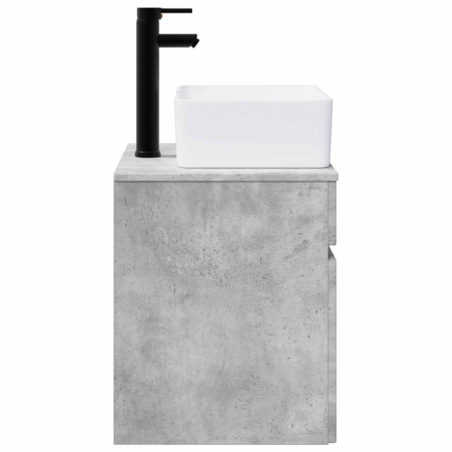 Mobile lavabo da parete Grigio Cemento 49 x 41 x 63 cm | homemem39