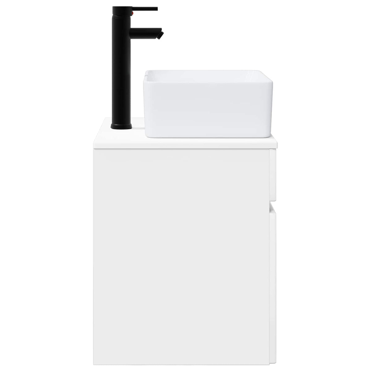 Mobile lavabo da parete Bianco Lucido 49 x 41 x 63 cm - homemem39