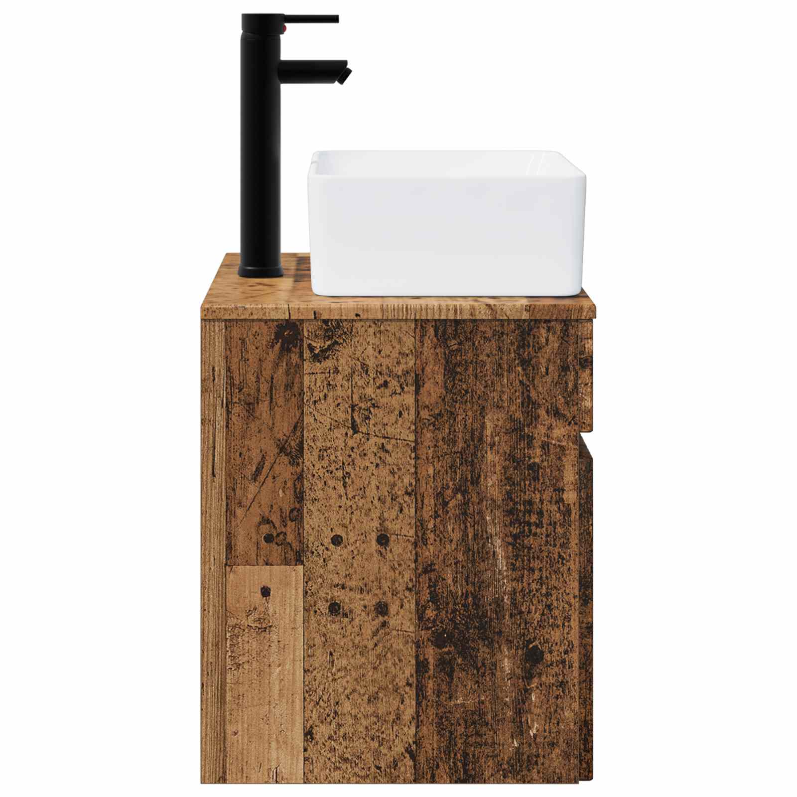 Mobile lavabo da parete Legno antico 49 x 41 x 63 cm | homemem39