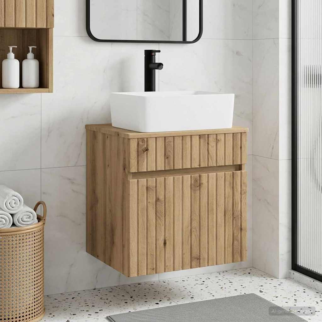 Mobile lavabo da parete Rovere Artigianale 49 x 41 x 63 cm | homemem39