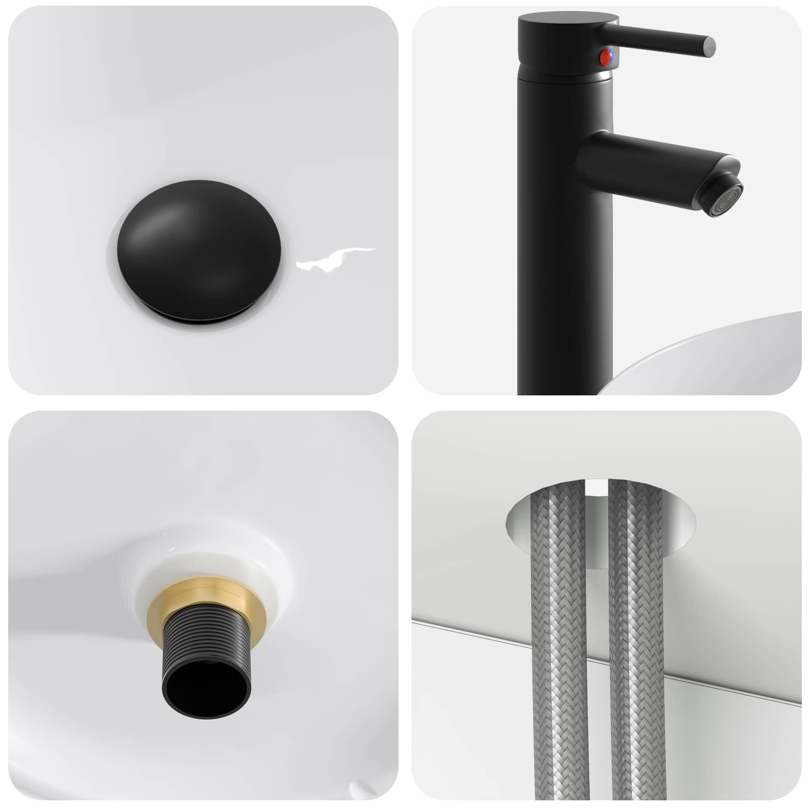 Mobile lavabo da parete Bianco 49 x 44,5 x 65 cm | homemem39
