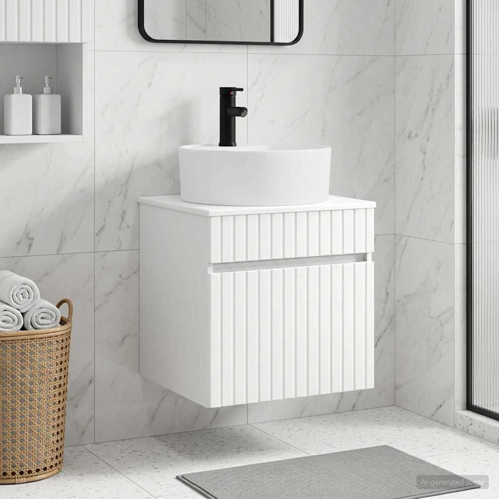 Mobile lavabo da parete Bianco 49 x 44,5 x 65 cm | homemem39