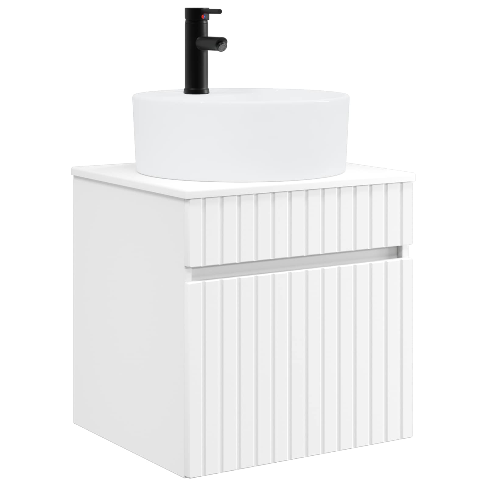 Mobile lavabo da parete Bianco 49 x 44,5 x 65 cm | homemem39