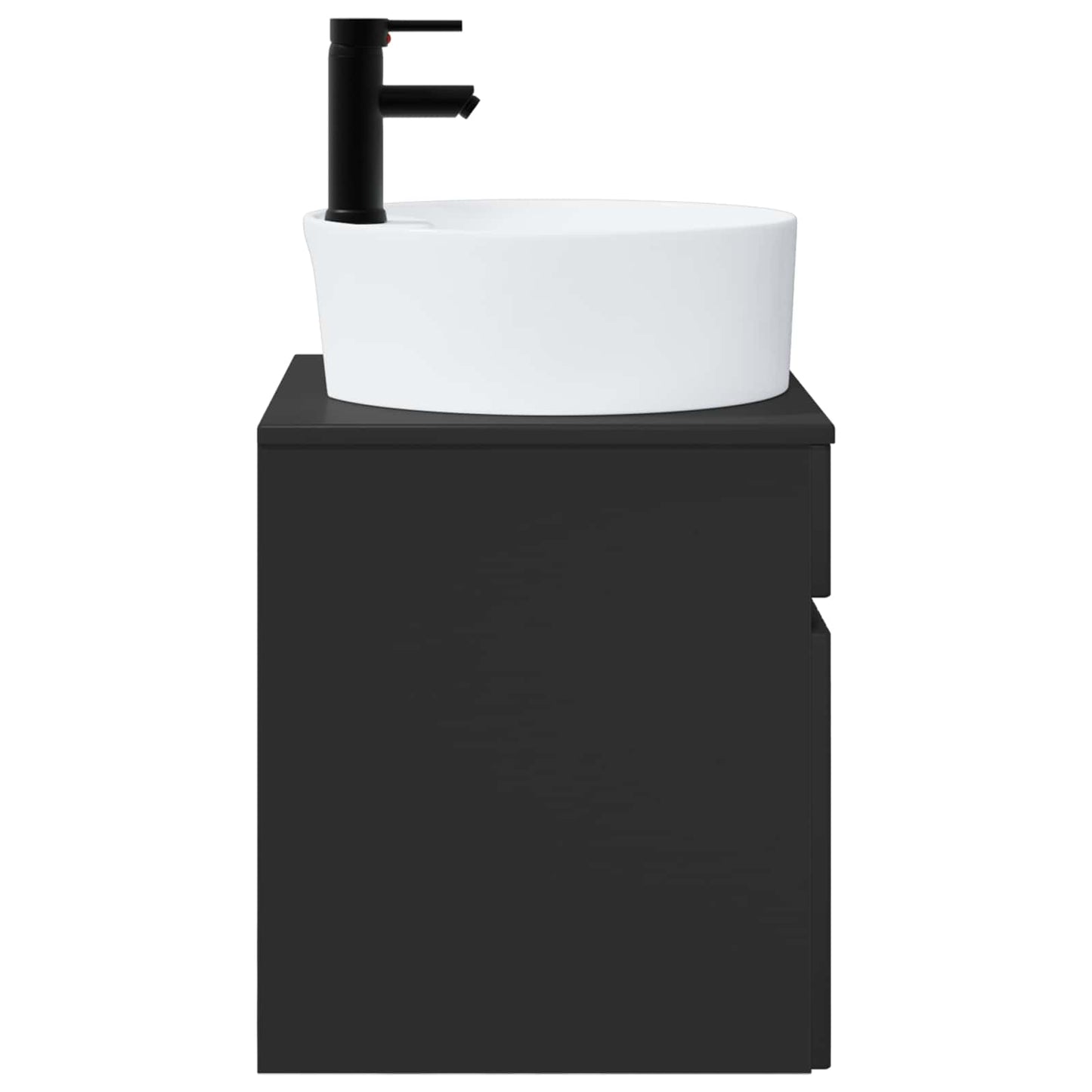 Mobile lavabo da parete Nero 49 x 44,5 x 65 cm | homemem39