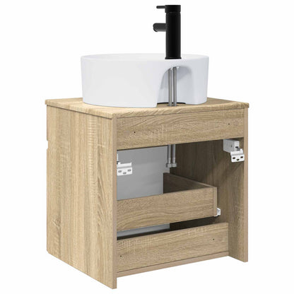 Mobile lavabo da parete Rovere Sonoma 49 x 44,5 x 65 cm | homemem39