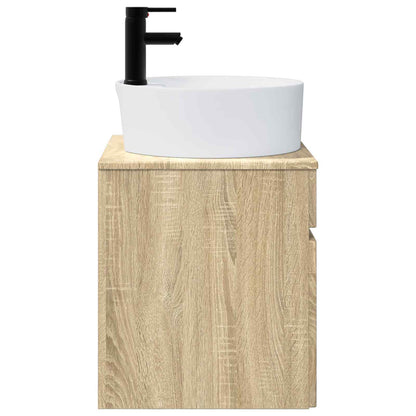 Mobile lavabo da parete Rovere Sonoma 49 x 44,5 x 65 cm | homemem39