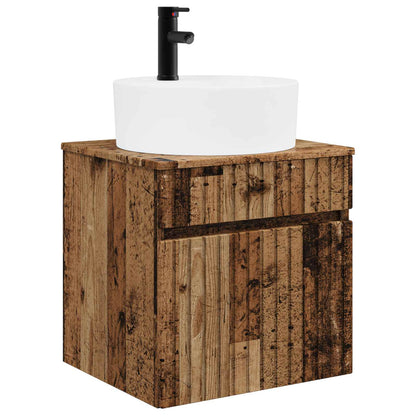 Mobile lavabo da parete Legno antico 49 x 44,5 x 65 cm | homemem39