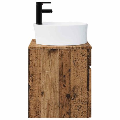 Mobile lavabo da parete Legno antico 49 x 44,5 x 65 cm | homemem39