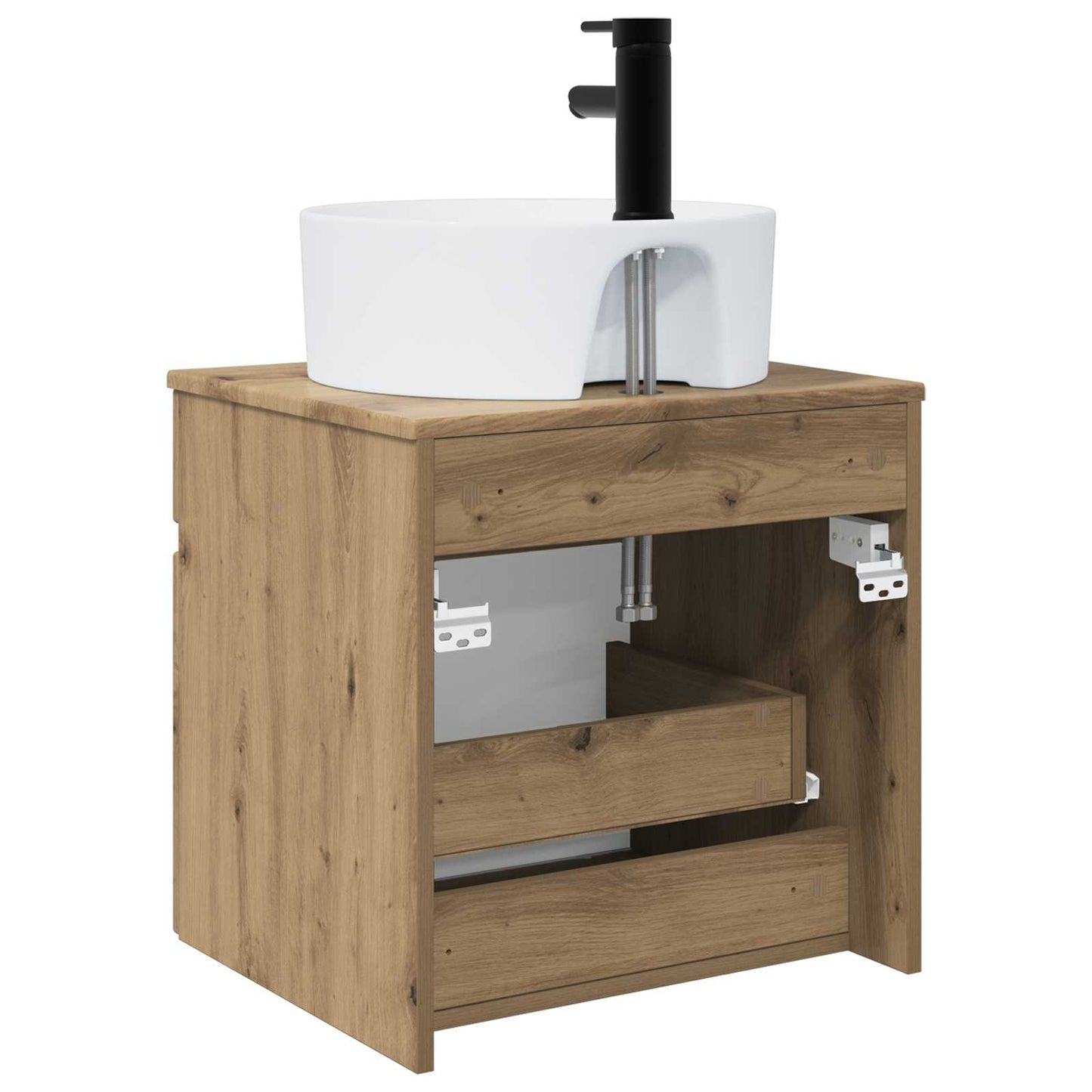 Mobile lavabo da parete Rovere Artigianale 49 x 44,5 x 65 cm | homemem39