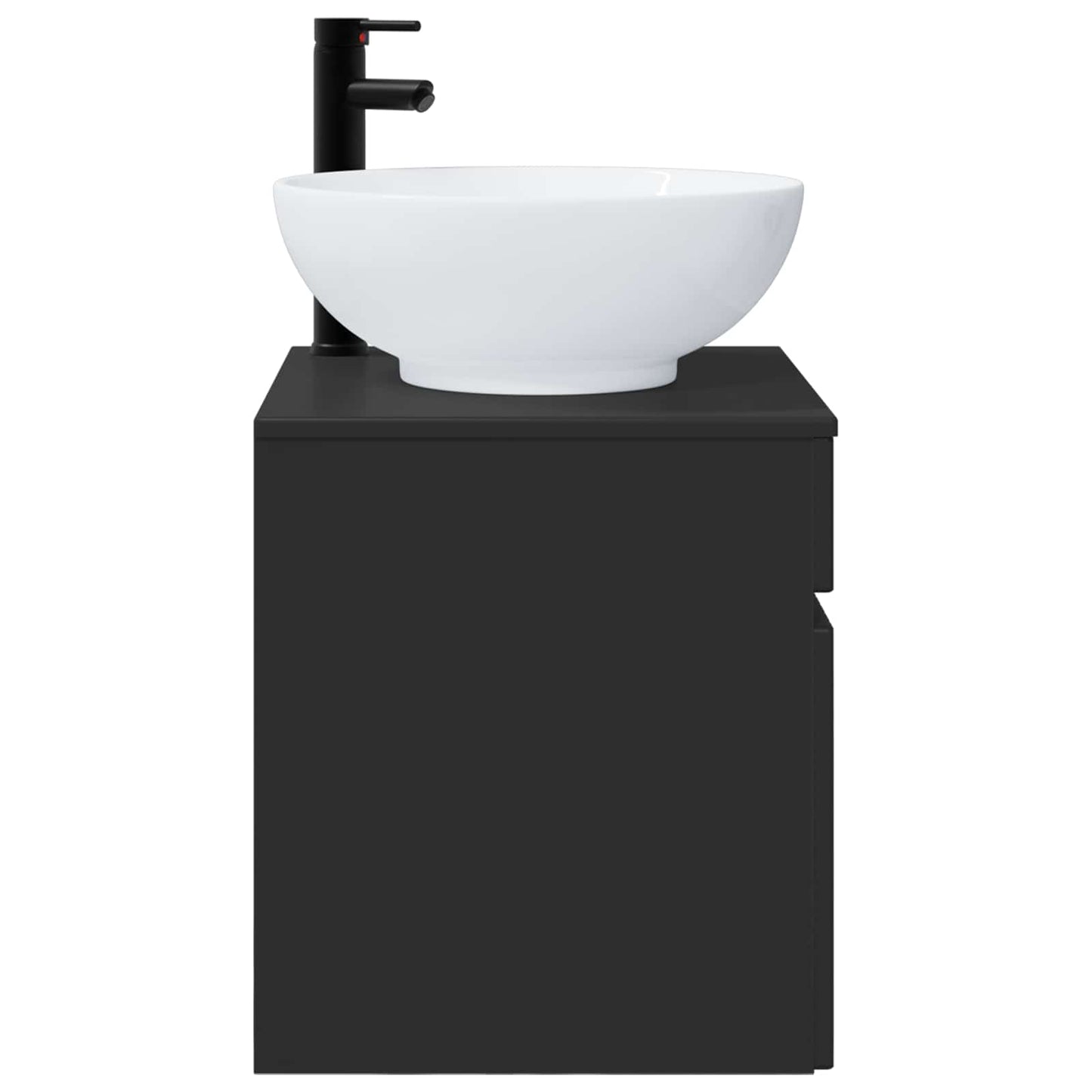 Mobile lavabo da parete Nero 49 x 44,5 x 66,5 cm | homemem39