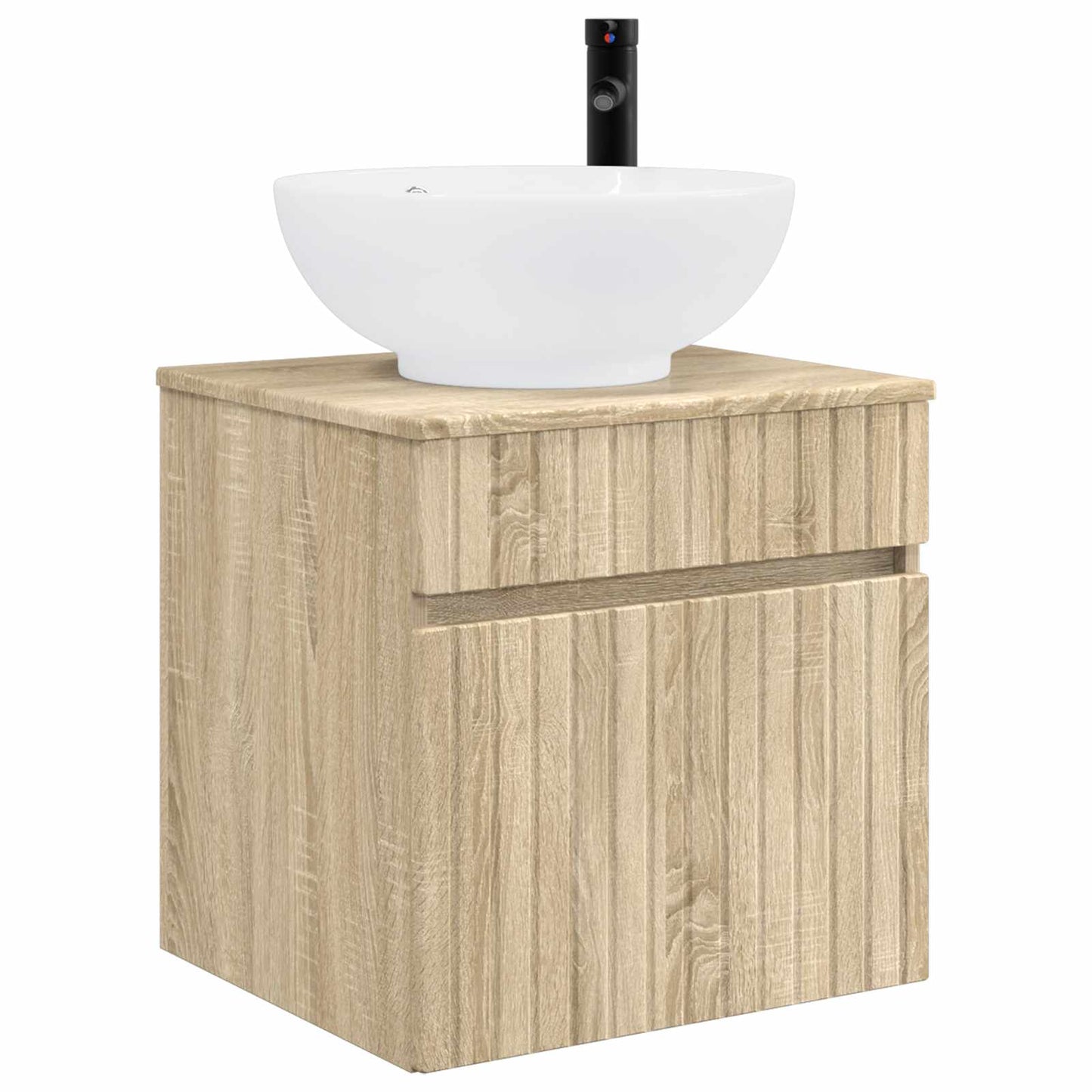 Mobile lavabo da parete Rovere Sonoma 49 x 44,5 x 66,5 cm | homemem39