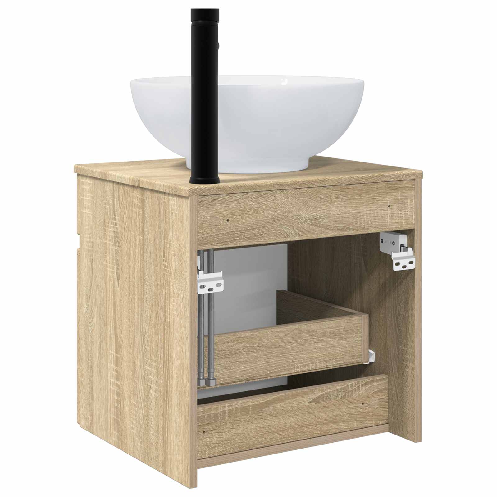 Mobile lavabo da parete Rovere Sonoma 49 x 44,5 x 66,5 cm | homemem39
