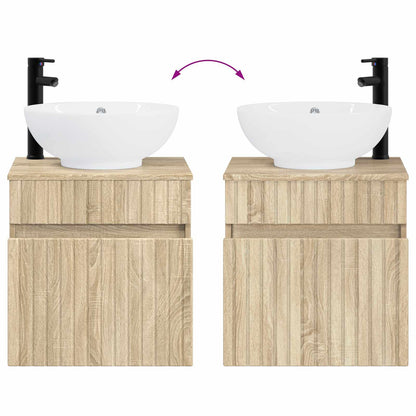 Mobile lavabo da parete Rovere Sonoma 49 x 44,5 x 66,5 cm | homemem39