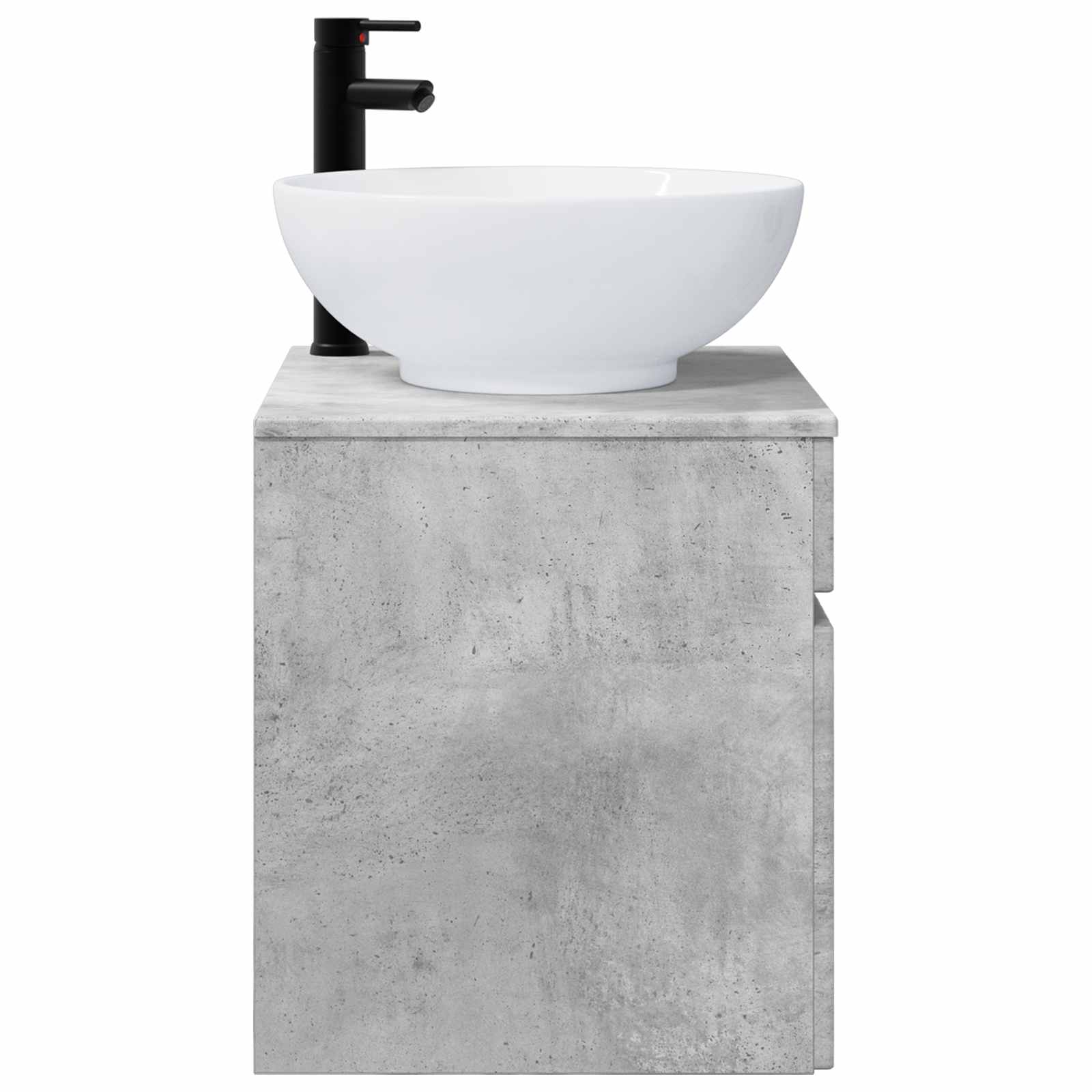 Mobile lavabo da parete Grigio Cemento 49 x 44,5 x 66,5 cm | homemem39