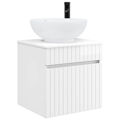 Mobile lavabo da parete Bianco Lucido 49 x 44,5 x 66,5 cm | homemem39