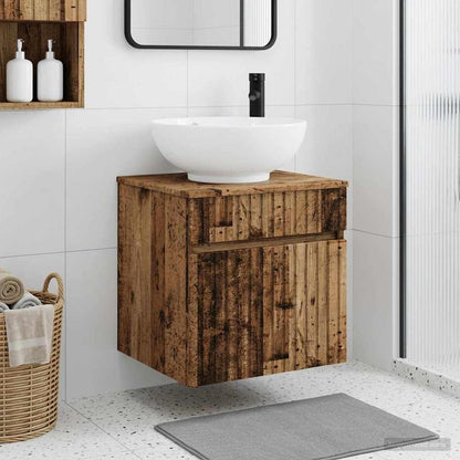 Mobile lavabo da parete Legno antico 49 x 44,5 x 66,5 cm | homemem39