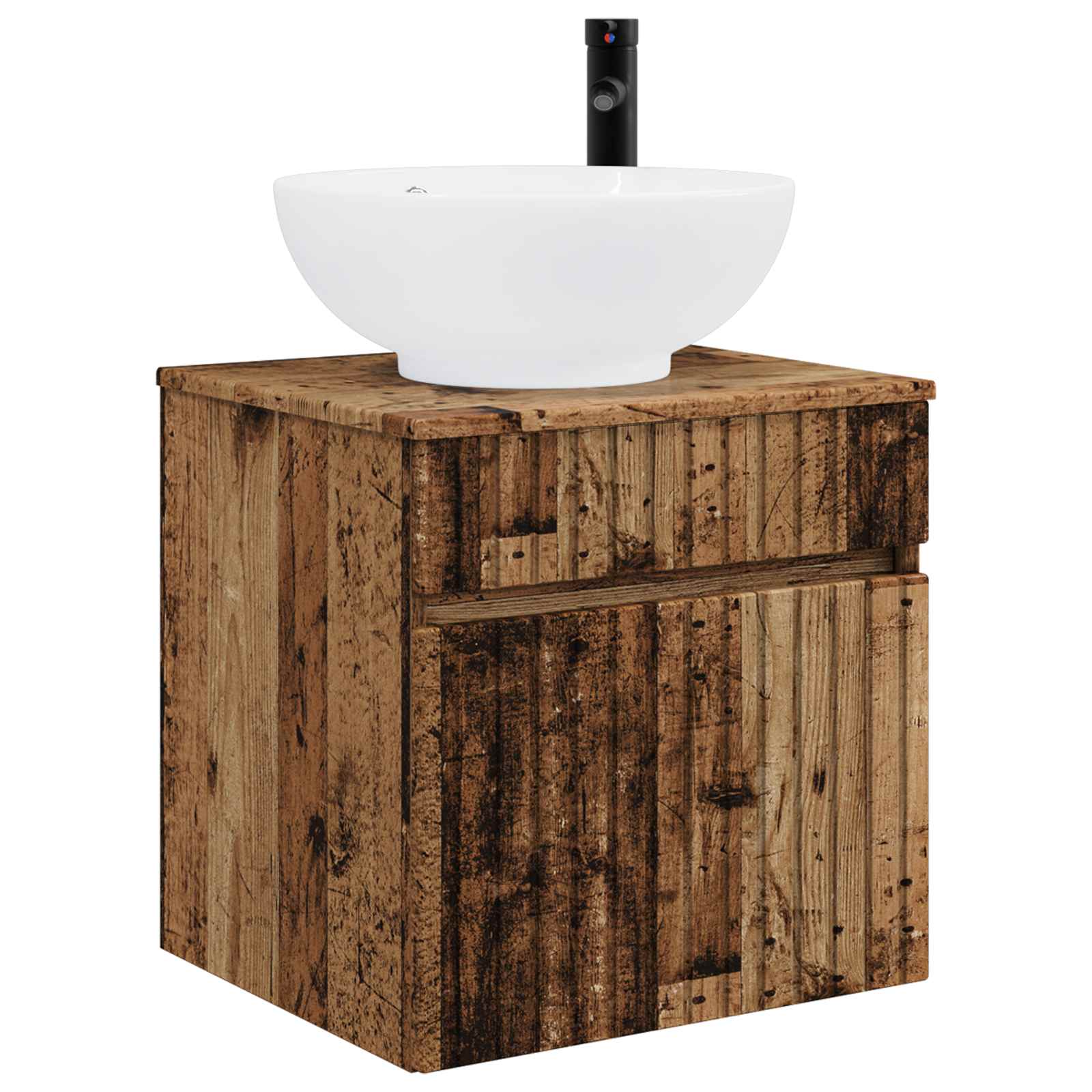 Mobile lavabo da parete Legno antico 49 x 44,5 x 66,5 cm | homemem39