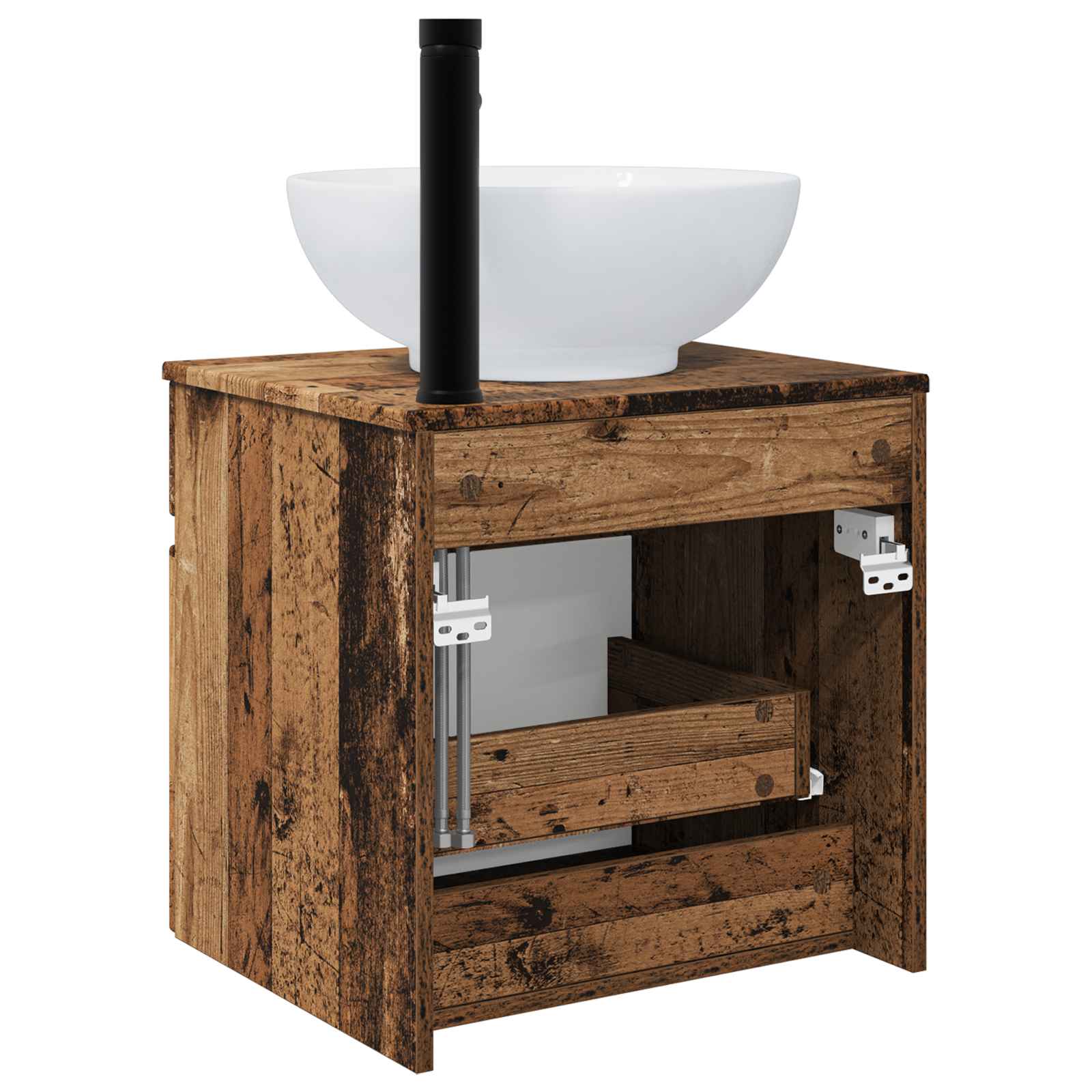Mobile lavabo da parete Legno antico 49 x 44,5 x 66,5 cm | homemem39