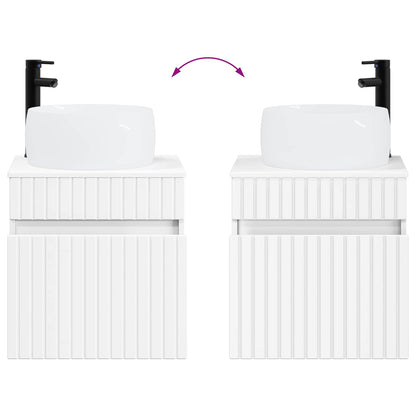 Mobile lavabo da parete Bianco 49 x 44,5 x 66 cm | homemem39