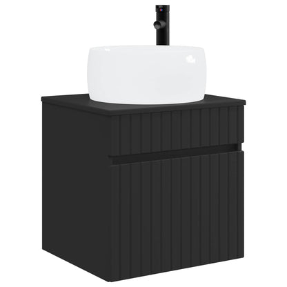 Mobile lavabo da parete Nero 49 x 44,5 x 66 cm | homemem39