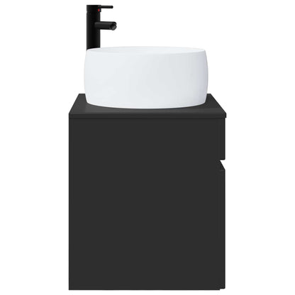 Mobile lavabo da parete Nero 49 x 44,5 x 66 cm | homemem39
