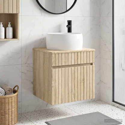 Mobile lavabo da parete Rovere Sonoma 49 x 44,5 x 66 cm | homemem39