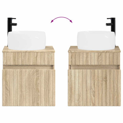 Mobile lavabo da parete Rovere Sonoma 49 x 44,5 x 66 cm | homemem39