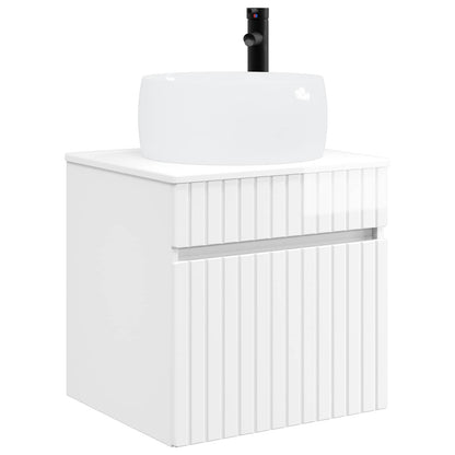Mobile lavabo da parete Bianco Lucido 49 x 44,5 x 66 cm | homemem39