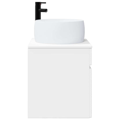 Mobile lavabo da parete Bianco Lucido 49 x 44,5 x 66 cm | homemem39