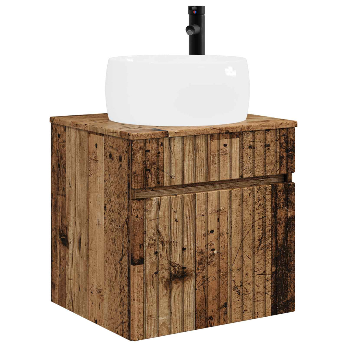 Mobile lavabo da parete Legno antico 49 x 44,5 x 66 cm | homemem39