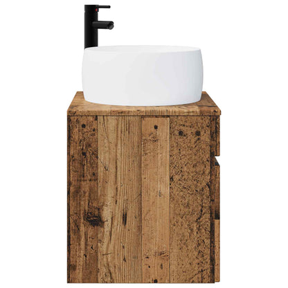 Mobile lavabo da parete Legno antico 49 x 44,5 x 66 cm - homemem39