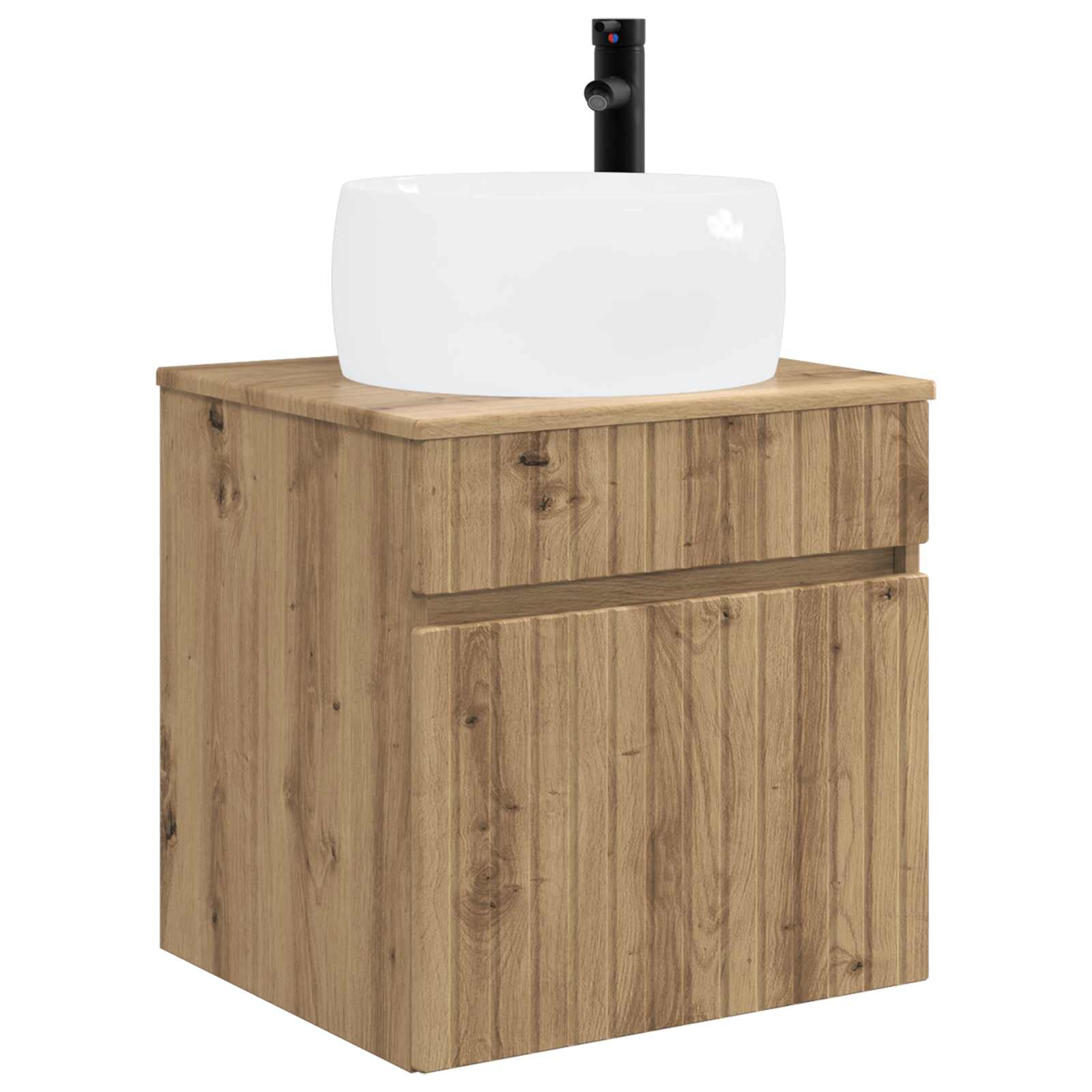 Mobile lavabo da parete Rovere Artigianale 49 x 44,5 x 66 cm | homemem39