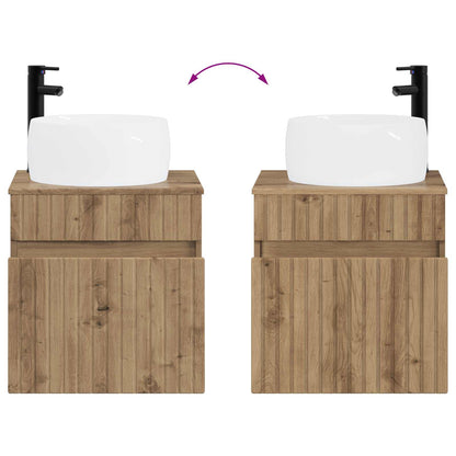 Mobile lavabo da parete Rovere Artigianale 49 x 44,5 x 66 cm | homemem39