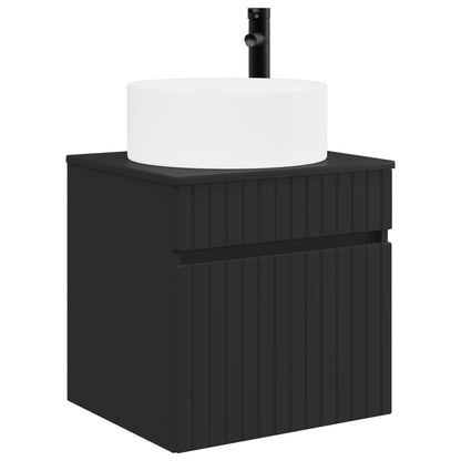 Mobile lavabo da parete Nero 49 x 44,5 x 65,5 cm | homemem39