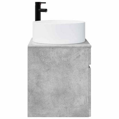 Mobile lavabo da parete Grigio Cemento 49 x 44,5 x 65,5 cm | homemem39