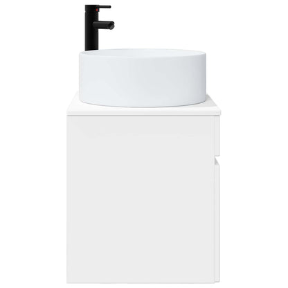 Mobile lavabo da parete Bianco Lucido 49 x 44,5 x 65,5 cm | homemem39