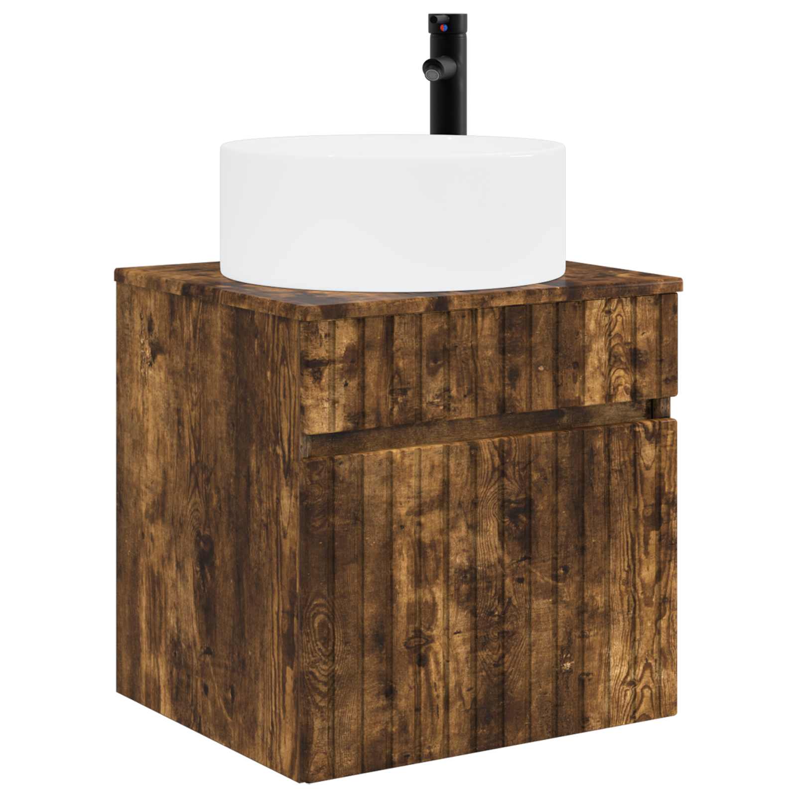 Mobile lavabo da parete Rovere Fumo 49 x 44,5 x 65,5 cm | homemem39