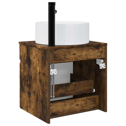 Mobile lavabo da parete Rovere Fumo 49 x 44,5 x 65,5 cm | homemem39