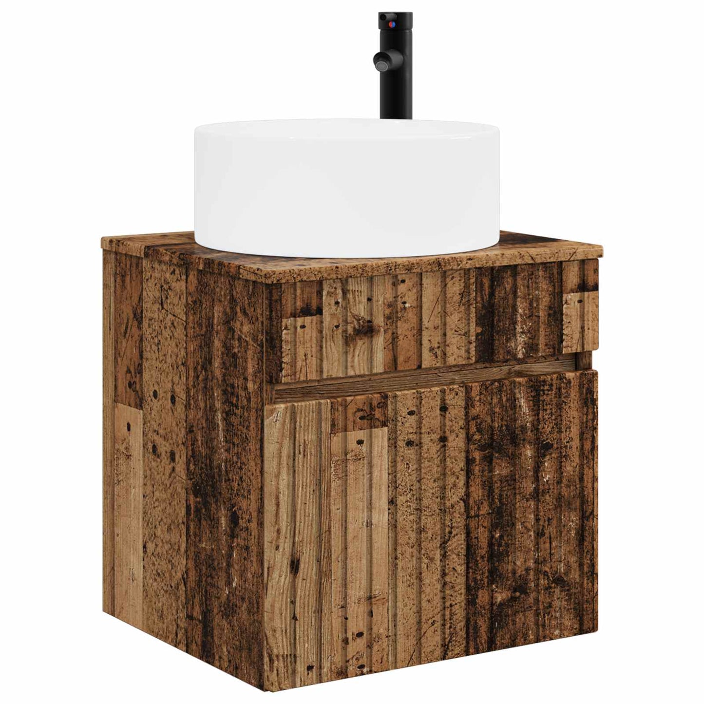 Mobile lavabo da parete Legno antico 49 x 44,5 x 65,5 cm