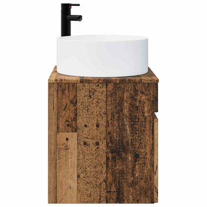 Mobile lavabo da parete Legno antico 49 x 44,5 x 65,5 cm