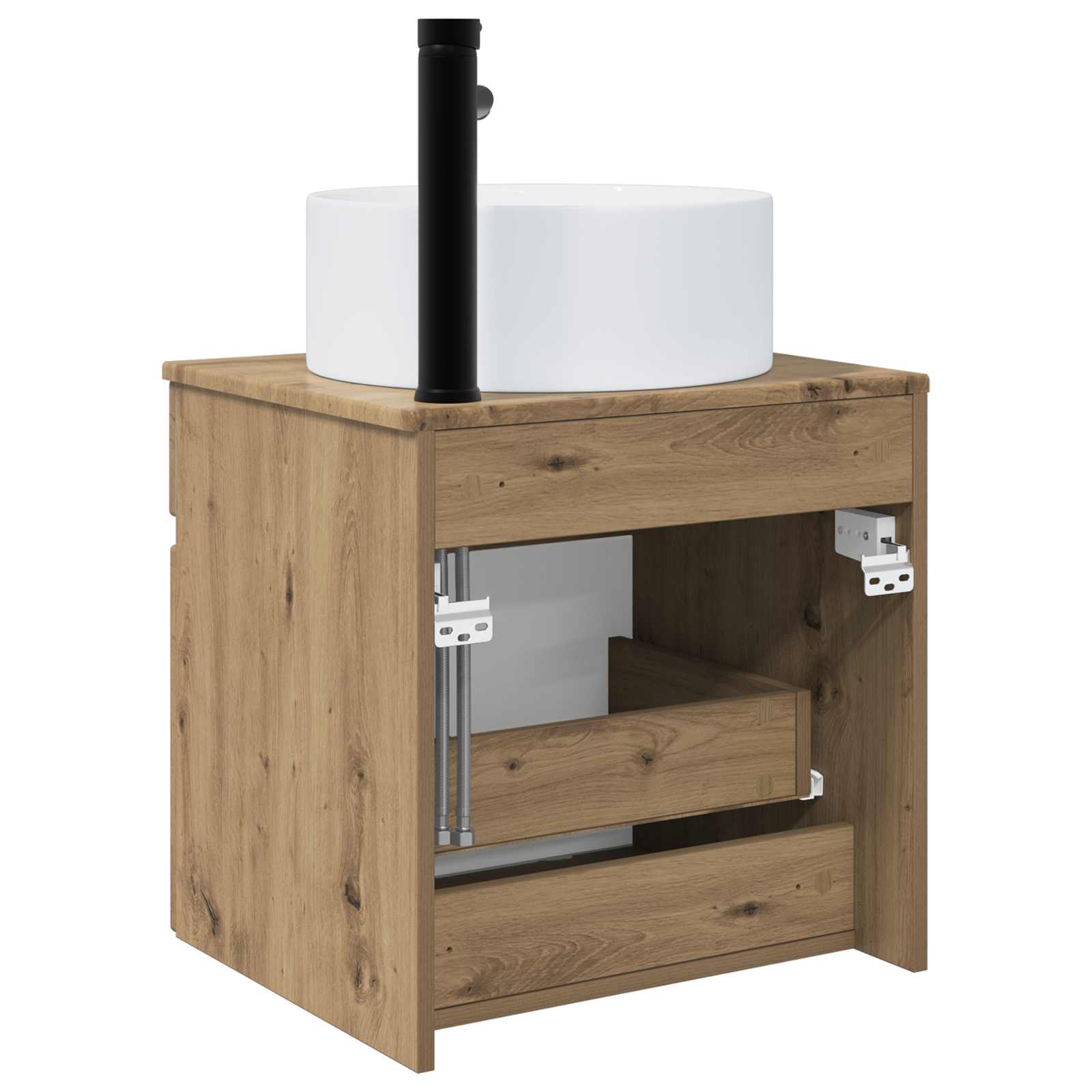 Mobile lavabo da parete Rovere Artigianale 49 x 44,5 x 65,5 cm | homemem39