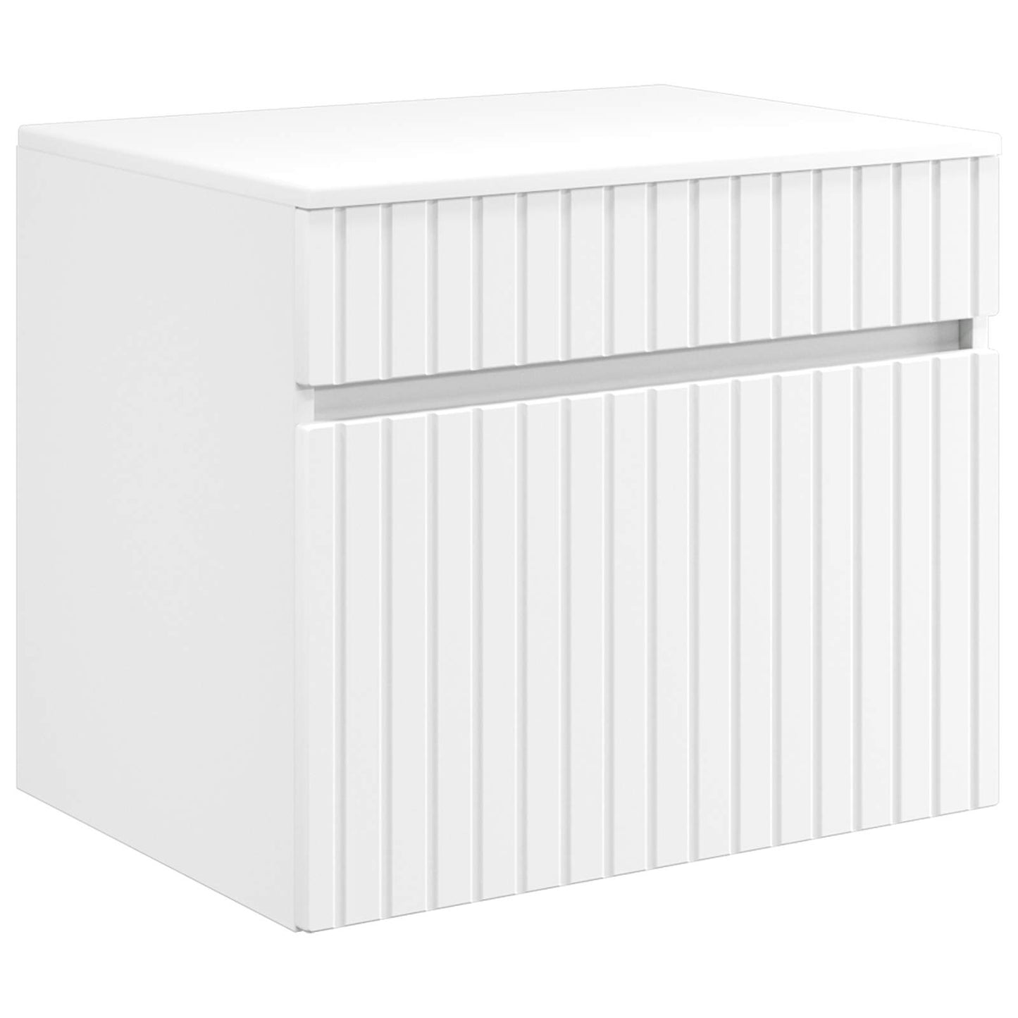 Mobiletto da Bagno a Muro Bianco 59 x 44,5 x 50 cm | homemem39
