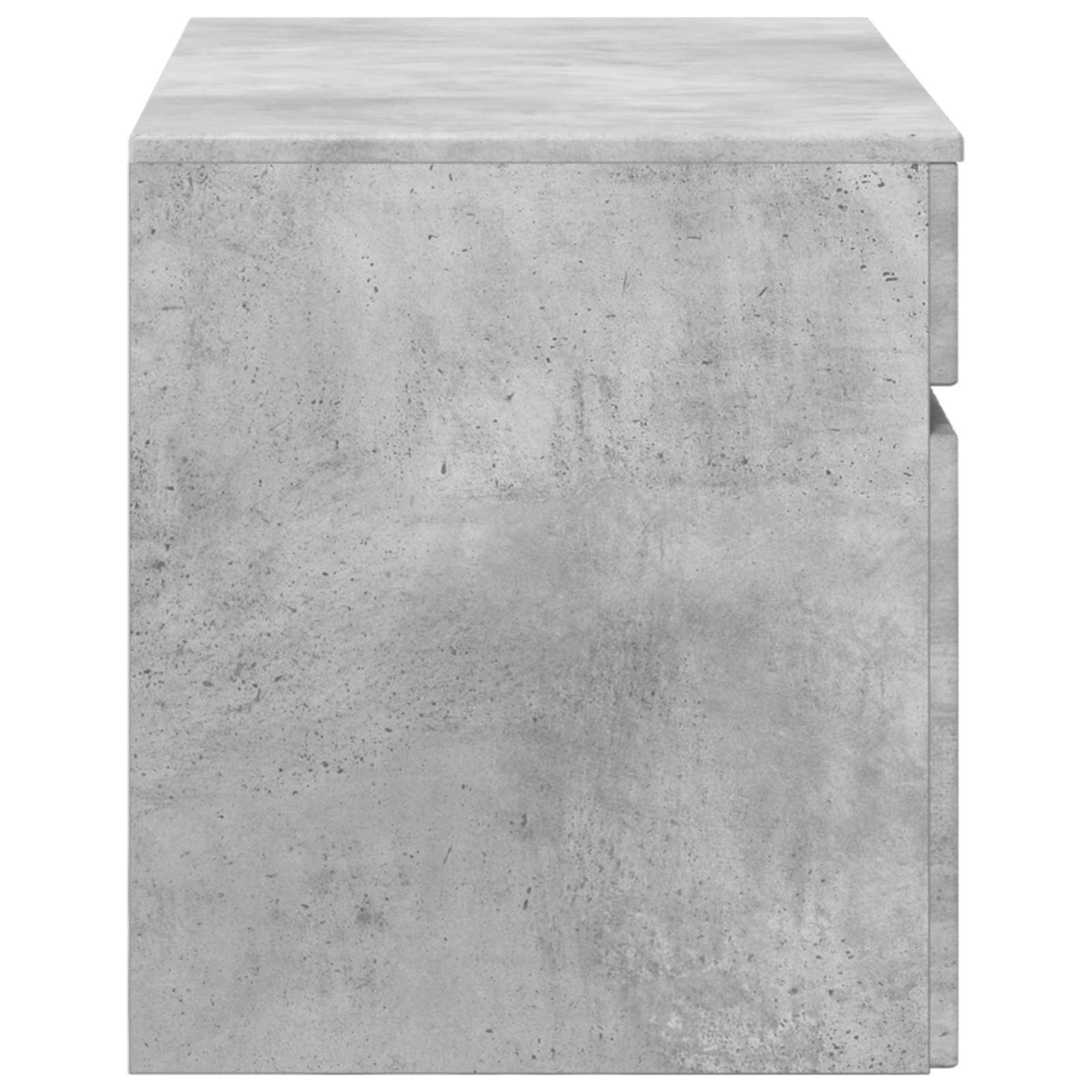 Mobiletto da Bagno a Muro Grigio Cemento 59 x 44,5 x 50 cm | homemem39