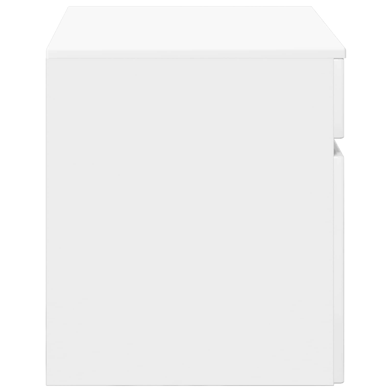 Mobiletto da Bagno a Muro Bianco Lucido 59 x 44,5 x 50 cm | homemem39